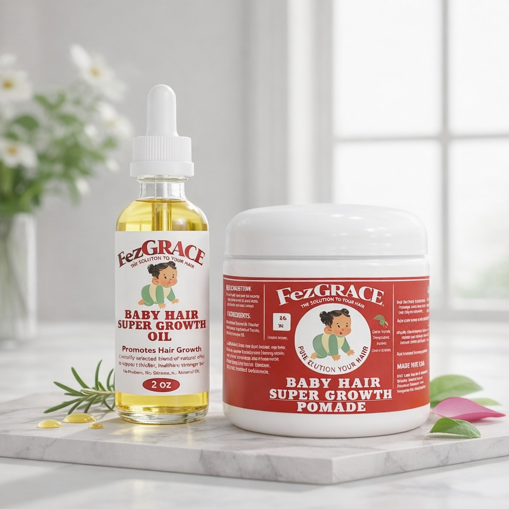 Organic Nourishing Baby Hair Pomade and Miracle Drops