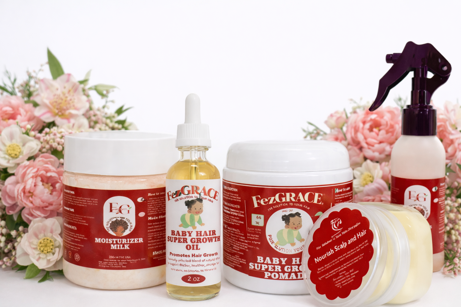 Baby 1-Year-Old Hair Growth Care Set