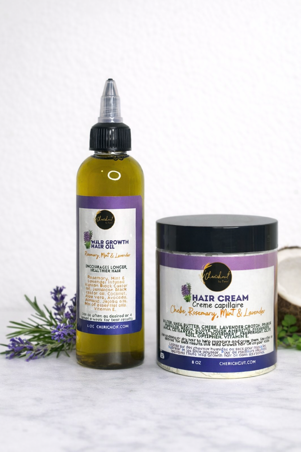 Cherichout Oil & Hair Cream bundle