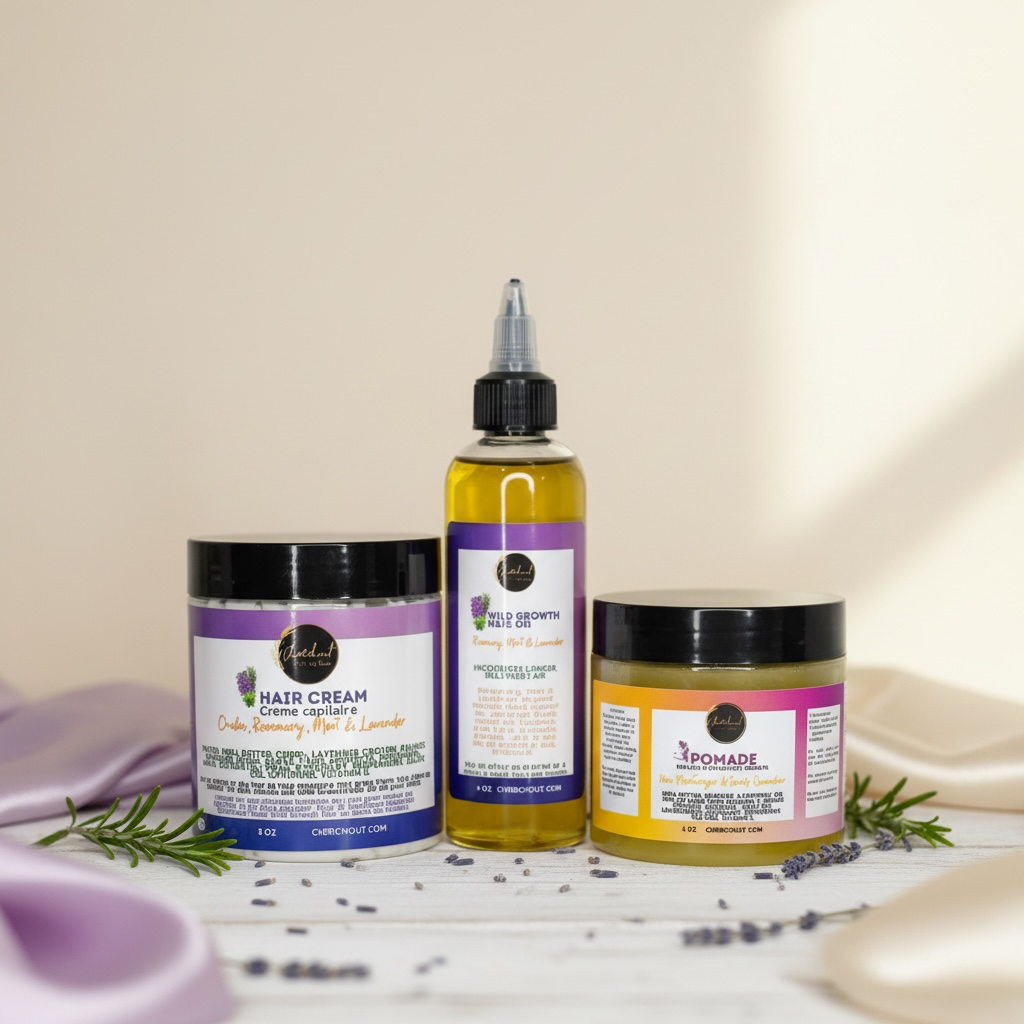 Cherichout Pomade, oil, hair cream bundle