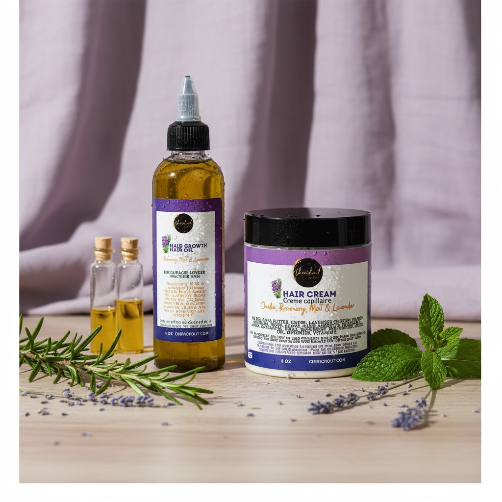 Cherichout Oil & Hair Cream bundle